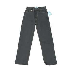 Re/done brown 70s stove pipe jeans